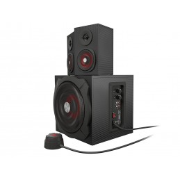 GENESIS Helium 610BT Computer Speakers, Wired, Bluetooth, Black | Genesis | Helium 610BT | Bluetooth | Red/Black | Computer Spea