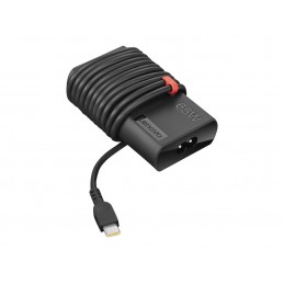 Lenovo | ThinkPad | 65W Slim | The ThinkPad 65W Slim AC Adapter USB Type-C is the new adapter designed with slimmer size and cab
