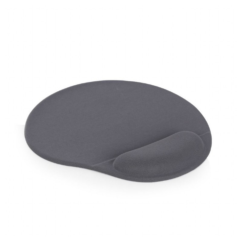 Gembird | MP-GEL-GR Gel mouse pad with wrist support, grey Comfortable | Gel mouse pad | Grey