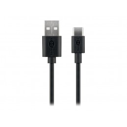 Goobay 59122 USB 2.0 cable (USB-C to USB A), black | Goobay | USB-C to USB-A