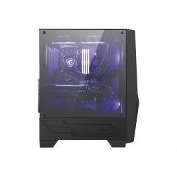 MSI MAG FORGE 100M PC Case, Mid-Tower, USB 3.2, Black | MSI | MAG FORGE 100M | Black | ATX | Power supply included No