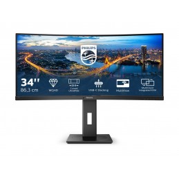 Philips | B Line | 346B1C/00 | 34 " | VA | WQHD | 21:9 | 100 Hz | 5 ms | 3440 x 1440 | 300 cd/m | HDMI ports quantity 1 | Black 