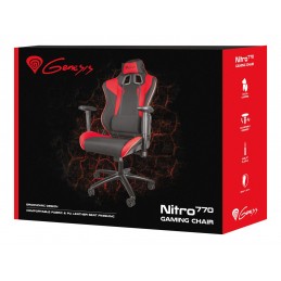 GENESIS Nitro 770 gaming chair, Black/Red | Genesis Nitro 770 Eco leather | Gaming chair | Black/Red