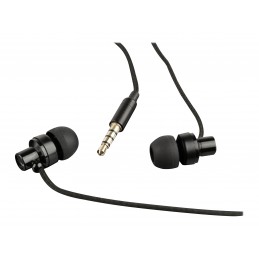 Gembird | Metal earphones with microphone "Paris" | Built-in microphone | 3.5 mm | Black