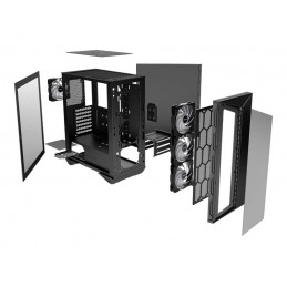 MSI MPG GUNGNIR 110R PC Case, Mid-Tower, USB 3.2, Black | MSI | MPG GUNGNIR 110R | Black | ATX | Power supply included No