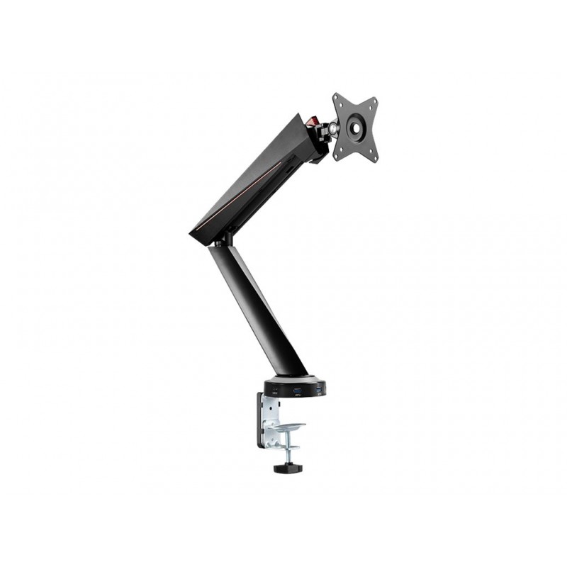 Logilink | Desk Mount | Tilt, swivel, level adjustment, rotate | 17-32 " | Maximum weight (capacity) 8 kg | Black/Red