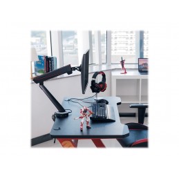 Logilink | Desk Mount | Tilt, swivel, level adjustment, rotate | 17-32 " | Maximum weight (capacity) 8 kg | Black/Red