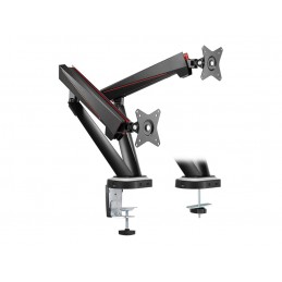 Logilink | Desk Mount | Tilt, swivel, level adjustment, rotate | 17-32 " | Maximum weight (capacity) 8 kg | Black/Red