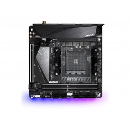 Gigabyte | B550I AORUS PRO AX 1.0 | Processor family AMD | Processor socket AM4 | DDR4 DIMM | Memory slots 2 | Chipset AMD B | M