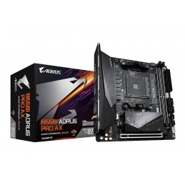 Gigabyte | B550I AORUS PRO AX 1.0 | Processor family AMD | Processor socket AM4 | DDR4 DIMM | Memory slots 2 | Chipset AMD B | M