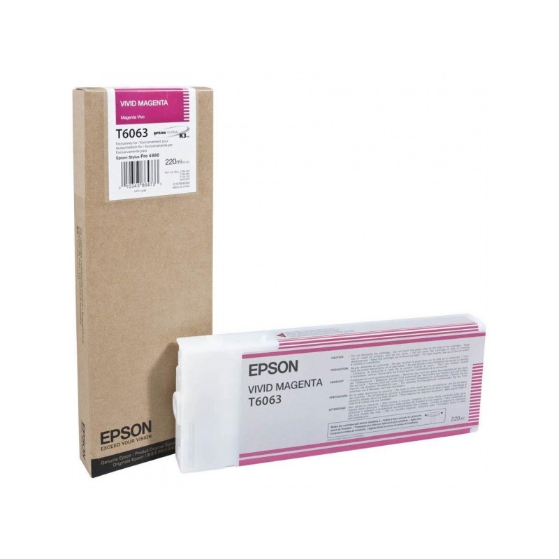 Epson T606300 | Ink Cartridge | Vivid Magenta