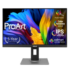 Asus | ProArt Display | PA278QV | 27 " | IPS | WQHD | 16:9 | 75 Hz | 5 ms | 2560 x 1440 | 350 cd/m | HDMI ports quantity 1 | Bla