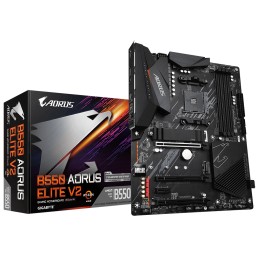 Gigabyte | B550 AORUS ELITE V2 1.0 | Processor family AMD | Processor socket AM4 | DDR4 DIMM | Memory slots 2 | Chipset AMD B | 