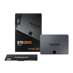 Samsung | SSD | 870 QVO | 1000 GB | SSD form factor 2.5" | SSD interface SATA III | Read speed 560 MB/s | Write speed 530 MB/s