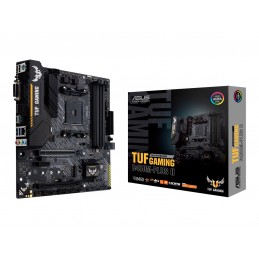 Asus | TUF GAMING B450M-PLUS II | Processor family AMD | Processor socket AM4 | DDR4 | Memory slots 4 | Number of SATA connector