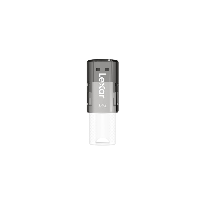 Lexar | Flash drive | JumpDrive S60 | 64 GB | USB 2.0 | Black/Teal