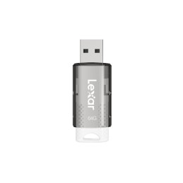 Lexar | Flash drive | JumpDrive S60 | 64 GB | USB 2.0 | Black/Teal