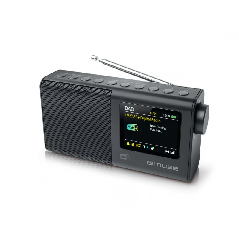 Muse | Portable Radio | M-117 DB | AUX in | Black | Portable | FM, DAB/DAB+