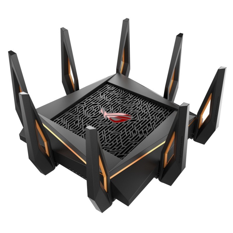 GT-AX11000 Tri-band WiFi Gaming Router | ROG Rapture | 802.11ax | 4804+1148 Mbit/s | 10/100/1000 Mbit/s | Ethernet LAN (RJ-45) p