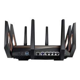 GT-AX11000 Tri-band WiFi Gaming Router | ROG Rapture | 802.11ax | 4804+1148 Mbit/s | 10/100/1000 Mbit/s | Ethernet LAN (RJ-45) p