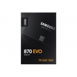 Samsung | SSD | 870 EVO | 250 GB | SSD form factor 2.5" | SSD interface SATA III | Read speed 560 MB/s | Write speed 530 MB/s