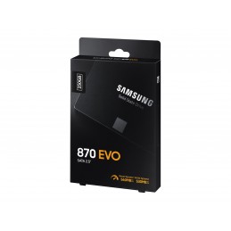 Samsung | SSD | 870 EVO | 250 GB | SSD form factor 2.5" | SSD interface SATA III | Read speed 560 MB/s | Write speed 530 MB/s