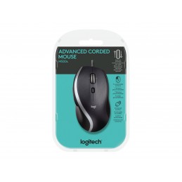 Logitech | Advanced Corded Mouse | M500s | Optical Mouse | Wired | Black