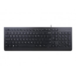 Lenovo | Essential | Essential Wired Keyboard - US Euro | Standard | Wired | US | 1.8 m | Black | Wired | 570 g