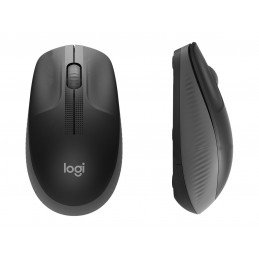 Logitech | Full size Mouse | M190 | Wireless | USB | Charcoal