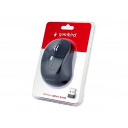 Gembird | 6-button wireless optical mouse | MUSW-6B-01 | Optical mouse | USB | Black