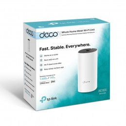 AC1200 Whole Home Mesh WiFi System | Deco M4 (1-pack) | 802.11ac | 867+300 Mbit/s | 10/100/1000 Mbit/s | Ethernet LAN (RJ-45) po