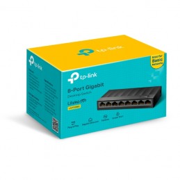 TP-LINK | Desktop Switch | LS1008G | Unmanaged | Desktop | Power supply type External