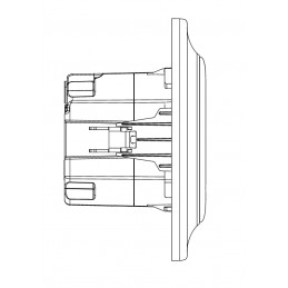 FIBARO Walli Outlet type F, Black Z-Wave EU | Fibaro