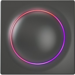 FIBARO Walli Controller, Black, Z-Wave EU | Fibaro | Walli Controller | FGWCEU-201-8 | Black