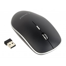 Gembird | Silent Wireless Optical Mouse | MUSW-4BS-01 | Optical mouse | USB | Black