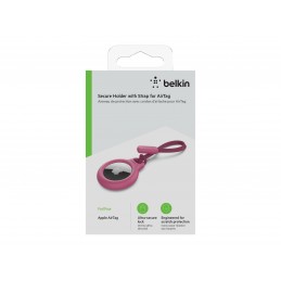 Belkin | Secure Holder with Strap for AirTag | Pink