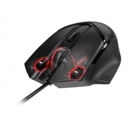 MSI CLUTCHGM20 ELITE Gaming USB RGB Adjustable up to 6400 DPI Desktop Laptop Gaming Grade Optical Mouse (Clutch GM20 ELITE) | MS