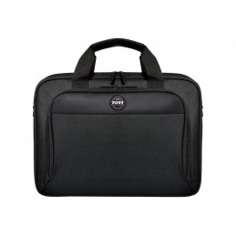 PORT DESIGNS HANOI II CLAMSHELL 13/14 Briefcase, Black | PORT DESIGNS | Laptop case | HANOI II Clamshell | Notebook | Black | Sh