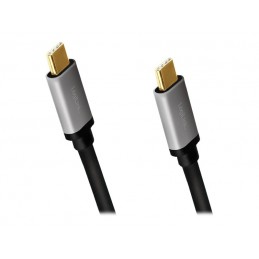 Logilink | USB 2.0 Type-C | C/M to C/M, PD3, alu | CUA0106 USB 2.0 Type-C cable | USB-C (male) | USB-C (male)