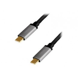 Logilink | USB 2.0 Type-C | C/M to C/M, PD3, alu | CUA0106 USB 2.0 Type-C cable | USB-C (male) | USB-C (male)