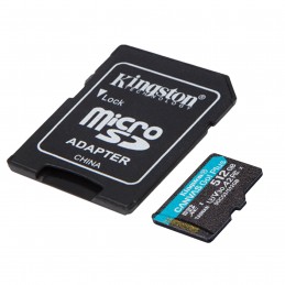 Kingston | microSD Memory Card | Canvas Go! Plus | 512 GB | microSDHC/SDXC | Flash memory class 10