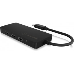 Raidsonic | 4-port hub with USB Type-C interface and PD port | IB-HUB1429-CPD