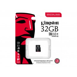 Kingston | UHS-I | 32 GB | microSDHC/SDXC Industrial Card | Flash memory class Class 10, UHS-I, U3, V30, A1