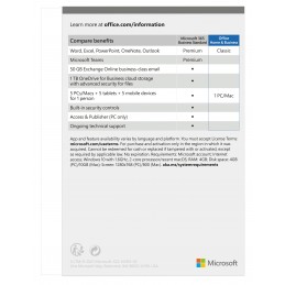 Microsoft | Office Home and Business 2021 | T5D-03511 | FPP | 1 PC/Mac user(s) | English | EuroZone Medialess