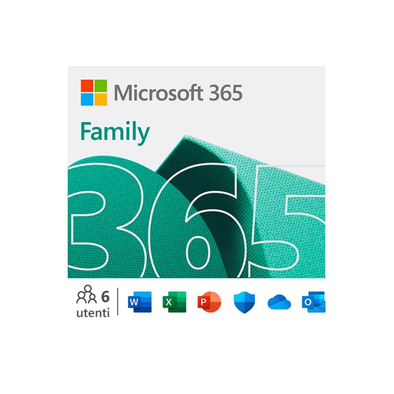 Microsoft | M365 Family | 6GQ-00092 | ESD | 1-6 PCs/Macs user(s) | License term 1 year(s) | All Languages