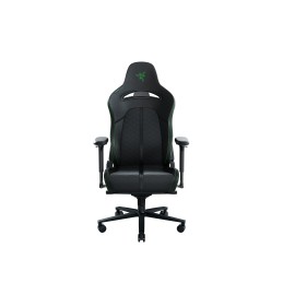 Razer Enki Gaming Chair with Enchanced Customization, Black/Green | Razer Enki Ergonomic Gaming Chair EPU Synthetic Leather Stee