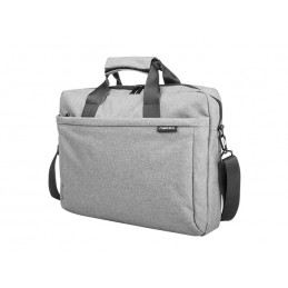 Natec Laptop Bag, Mustela, 15.6", Grey | Natec | Mustela | Fits up to size 15.6 " | Toploading laptop case | Grey | Shoulder str