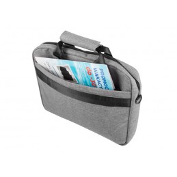 Natec Laptop Bag, Mustela, 15.6", Grey | Natec | Mustela | Fits up to size 15.6 " | Toploading laptop case | Grey | Shoulder str