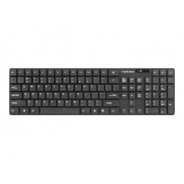 Natec | Keyboard and Mouse | Stringray 2in1 Bundle | Keyboard and Mouse Set | Wireless | Batteries included | US | Black | Wirel