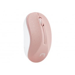 Natec Mouse, Toucan, Wireless, 1600 DPI, Optical, Pink-White | Natec | Mouse | Optical | Wireless | Pink/White | Toucan